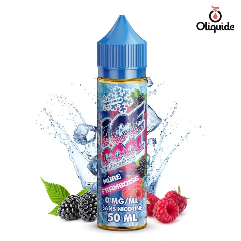 e liquide ice cool E-liquide Cassis Citron 50 ml - Ice Cool By LiquidArom pas cher main image 0