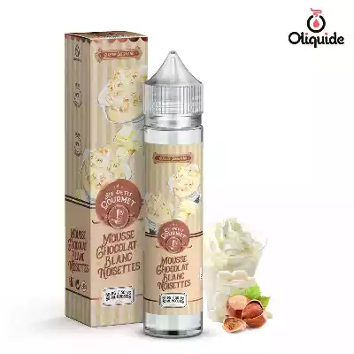 Le Petit Gourmet Mousse Chocolat Blanc Noisettes 50 ml de la marque Savourea