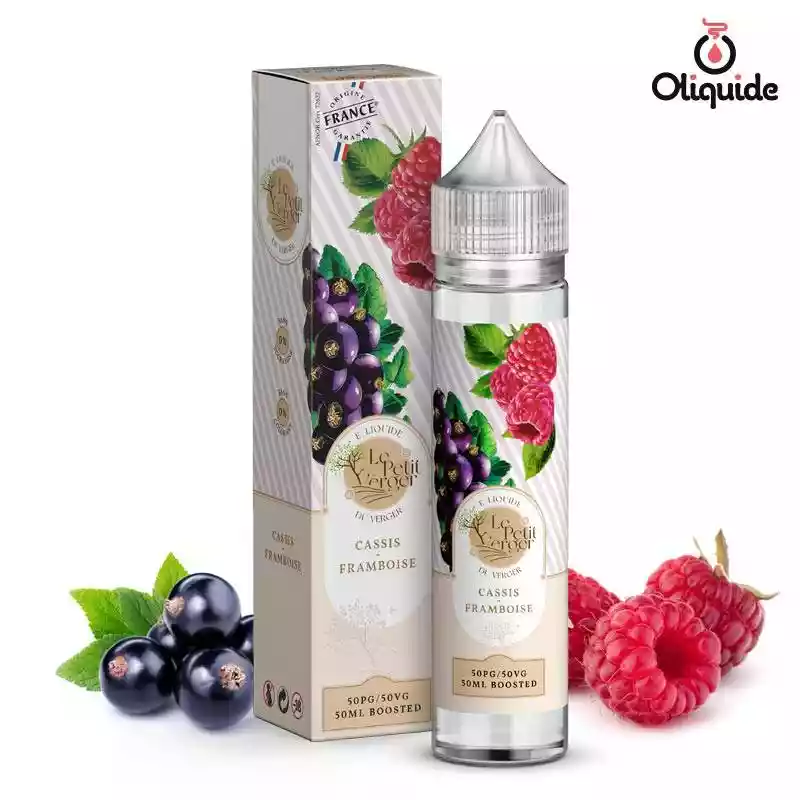 Eliquide Cassis Framboise 50ml ds 9,27