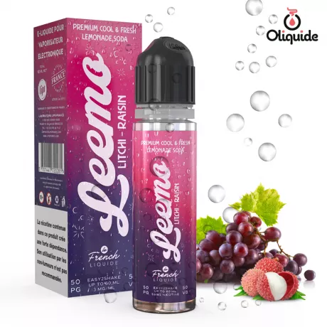 Leemo 50ml Leemo Litchi Raisin 60 ml de la marque Lips