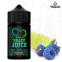 Liquide Crazy Juice Lime Framboise Bleue pas cher