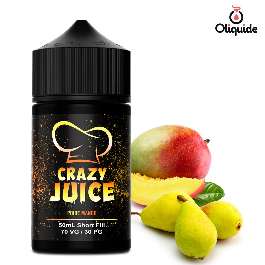 Poire Mango 50 ml de la collection Crazy Juice 