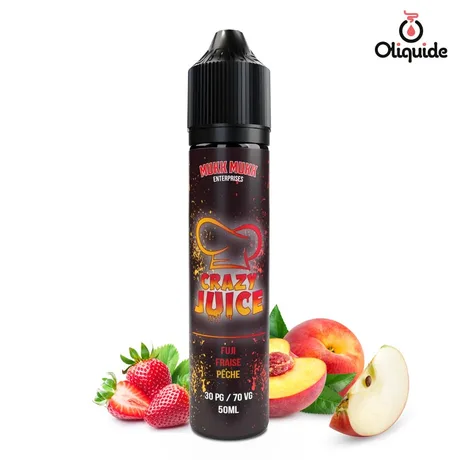 Mukk Mukk 50ml Fuji Fraise Pêche 50 ml de la marque Mukk Mukk