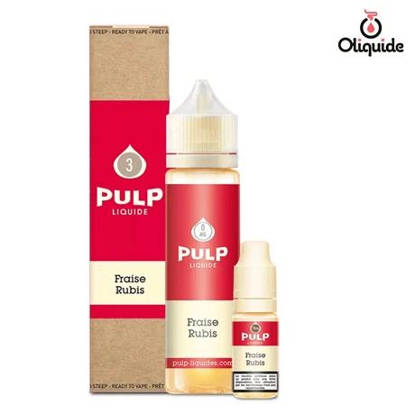 Pulp 50ml Fraise Rubis 60 ml de la marque Pulp