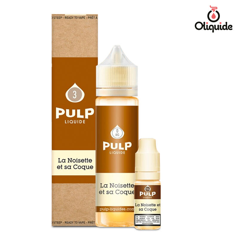 Eliquide La Noisette et sa Coque 60 ml 50ml ds 14,97
