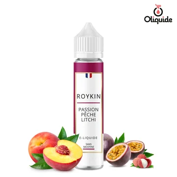 Passion Pêche Litchi 50 ml de la collection Roykin Original 