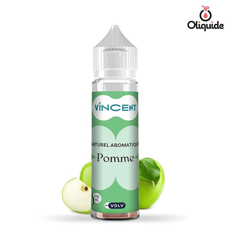 Eliquide Vincent Pomme 50ml ds 12,59  sur Oliquide