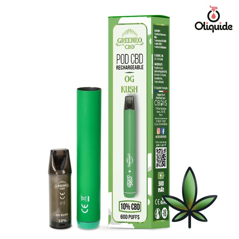CBD Pod Wilo OG Kush CBD 10% dès 23,66 €