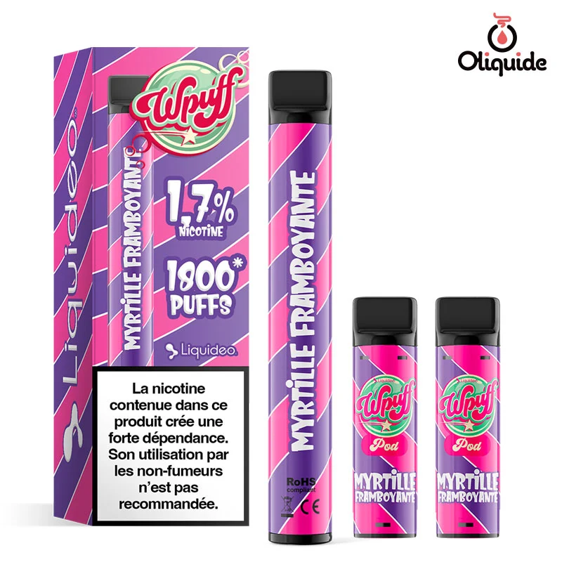 Myrtille Framboyante Wpuff 1800 dès 13,21 €