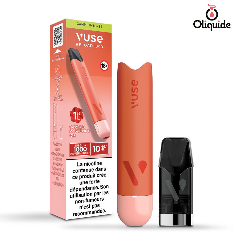 Kit Vuse Reload 1000 Bar Pastèque Ice dès 6,56 €