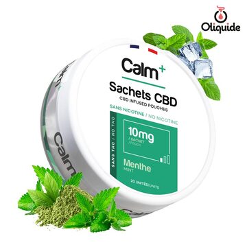 Sachet CBD Menthe Calm+ de la collection Calm+ Sachet CBD 