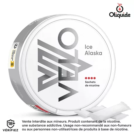 Sachet VELO Vuse Pouches Ice Alaska de la marque Vuse