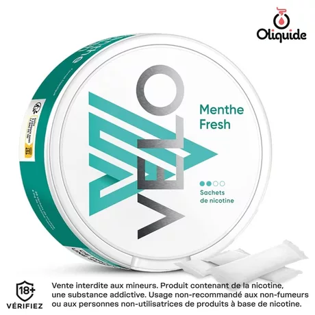 Sachet VELO Vuse Pouches Menthe Fresh de la marque Vuse