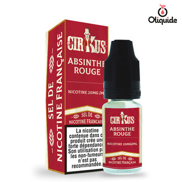 Absinthe Rouge de la collection CirKus Sel de Nicotine 