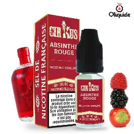 Absinthe Rouge de la collection CirKus Sel de Nicotine 