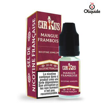 Mangue Framboise de la collection CirKus Sel de Nicotine 