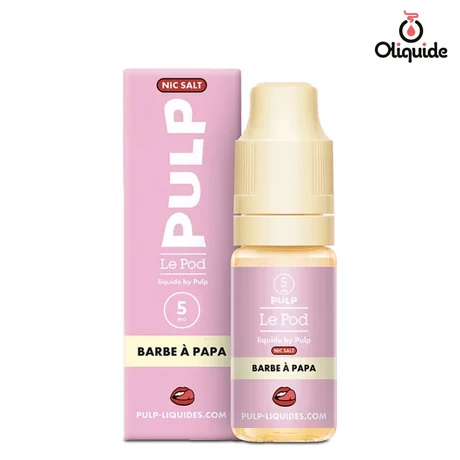 Le Pod Liquide Barbe à Papa de la marque Pulp