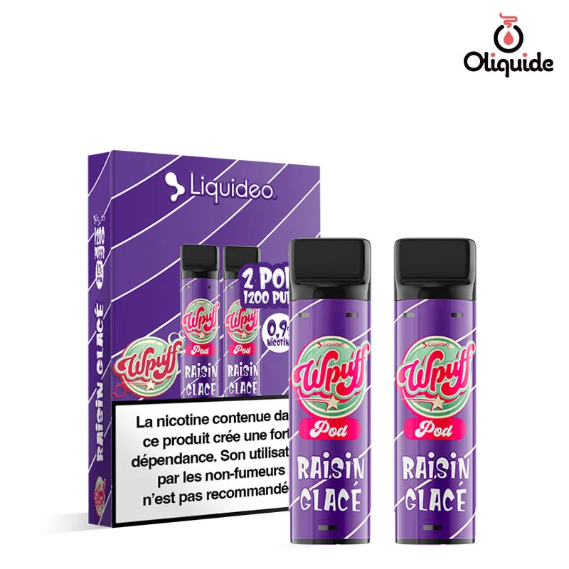 Eliquide Pod Raisin Glac x2 ds 4,75