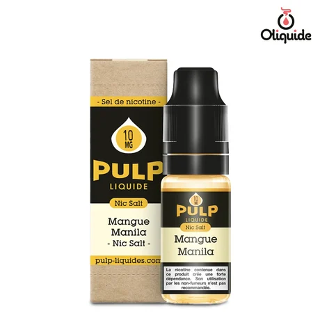 Pulp Nic Salt Mangue Manila de la marque Pulp