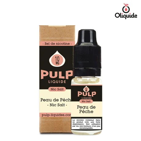 Pulp Nic Salt Peau de Pêche de la marque Pulp