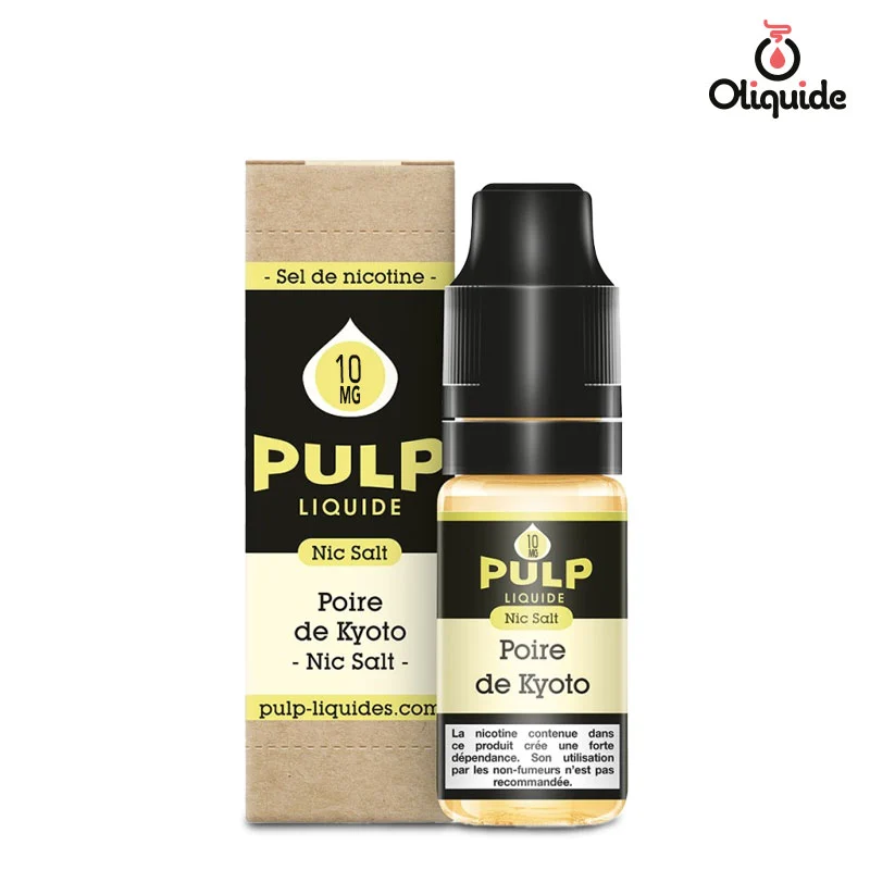 Eliquide Pulp Nic Salt Poire de Kyoto 10ml ds 3,8