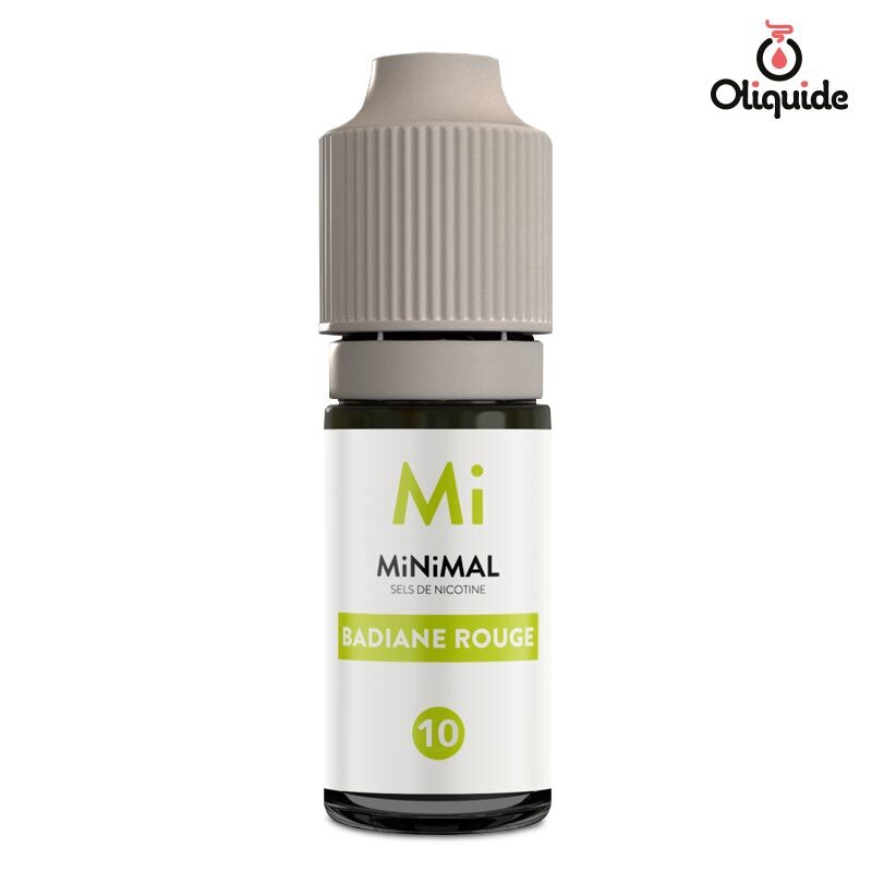 Eliquide Minimal Badiane Rouge 10ml dès 6,18 €