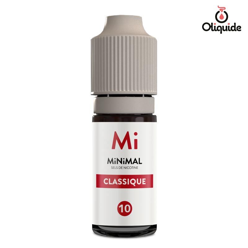 Eliquide Minimal Classique 10ml ds 3,97  sur Oliquide
