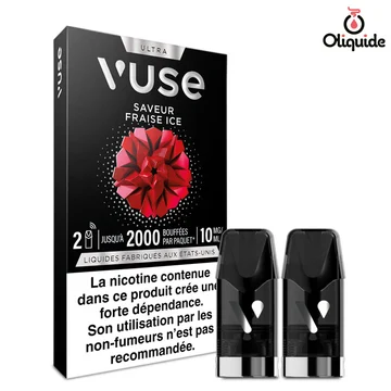 Fraise Ice 2x2ml de la collection Ultra 
