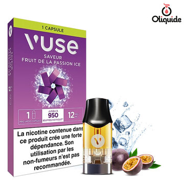 Vuse Epod Pro1 Fruit de la Passion Ice x1 - Vuse PRO de la marque Vuse