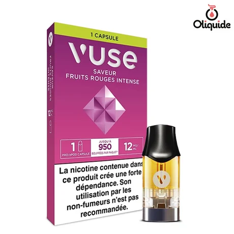 Vuse Epod Pro1 Fruits Rouges Intense x1 - Vuse PRO de la marque Vuse