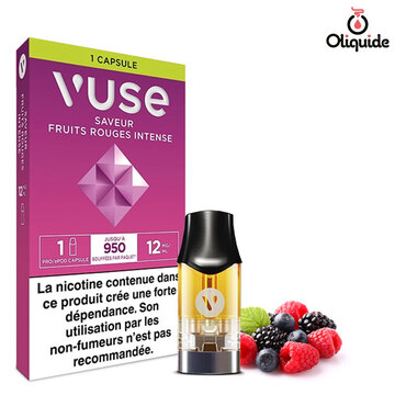 Vuse Epod Pro1 Fruits Rouges Intense x1 - Vuse PRO de la marque Vuse