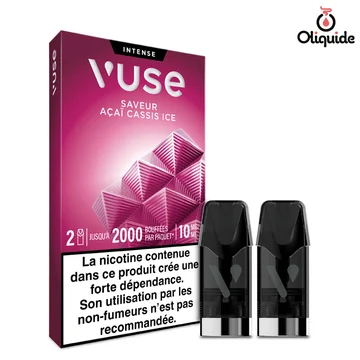 Açaï cassis ice x2 - Collection Vuse Gamme Intense