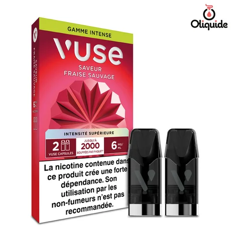 Vuse Gamme Intense X2 Fraise Sauvage x2 de la marque Vuse