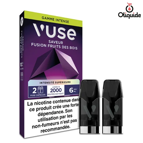Vuse Gamme Intense X2 Fusion Fruits des Bois x2 de la marque Vuse