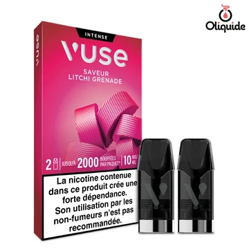Litchi Grenade x2 - Collection Vuse Gamme Intense