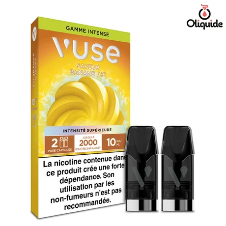 Vuse Gamme Intense Banane Ice de la marque Vuse