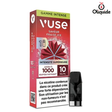 Fraise Ice de la collection Vuse Gamme Intense 