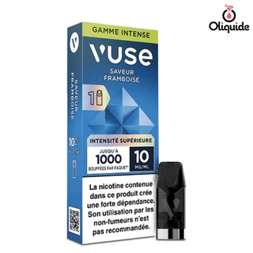 Framboise de la collection Vuse Gamme Intense 