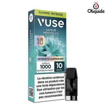 Menthe Ice de la collection Vuse Gamme Intense 