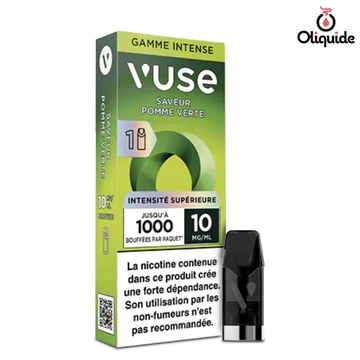 Pomme Verte de la collection Vuse Gamme Intense 