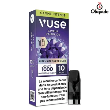 Raisin Ice de la collection Vuse Gamme Intense 