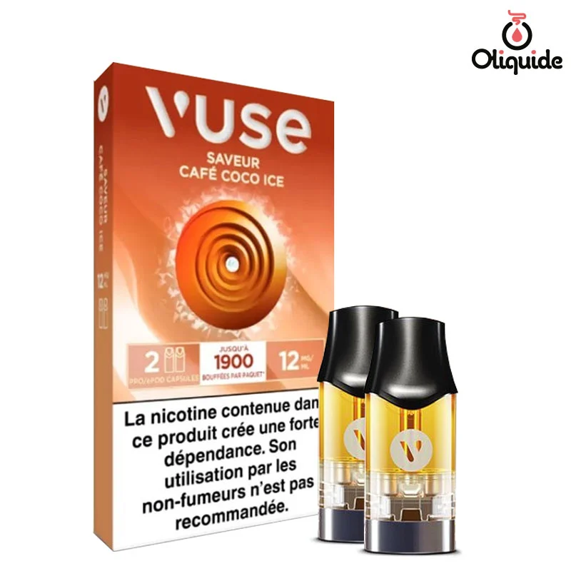 Eliquide Vype Caf Coco Ice x2 Vuse PRO ds 8,55