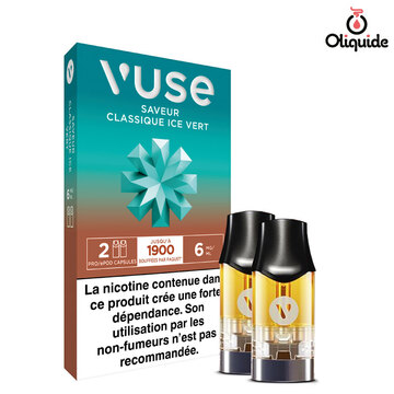 Classique Ice Vert x2 - Vuse PRO de la collection Vuse ePod 