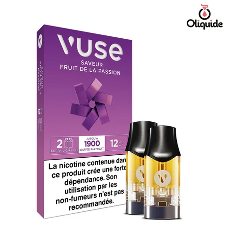 Vype VPRO pour ePod Fruits de la Passion x2 - Vuse PRO de la marque Vuse