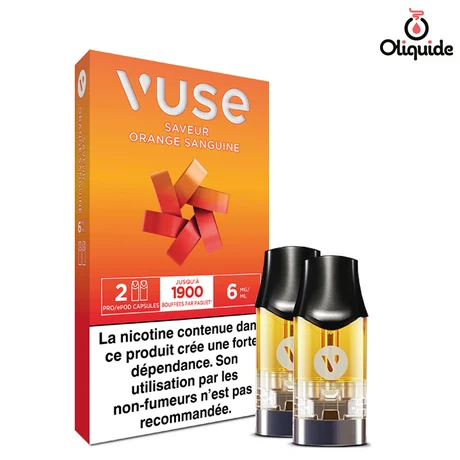 Vype VPRO pour ePod Orange Sanguine x2 - Vuse PRO de la marque Vuse