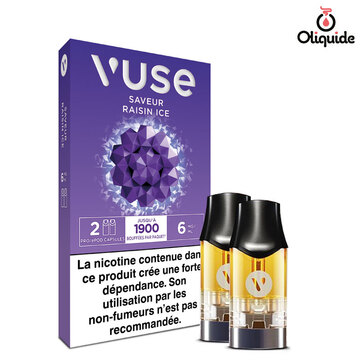 Raisin Ice  x2 - Vuse PRO de la collection Vuse ePod 