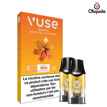 Tropical Coco Mix x2 - Vuse PRO de la collection Vuse ePod 