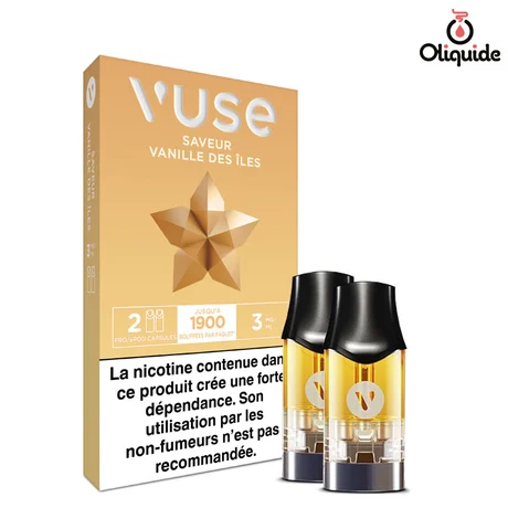 Vype VPRO pour ePod Vanille des îles x2 - Vuse PRO de la marque Vuse