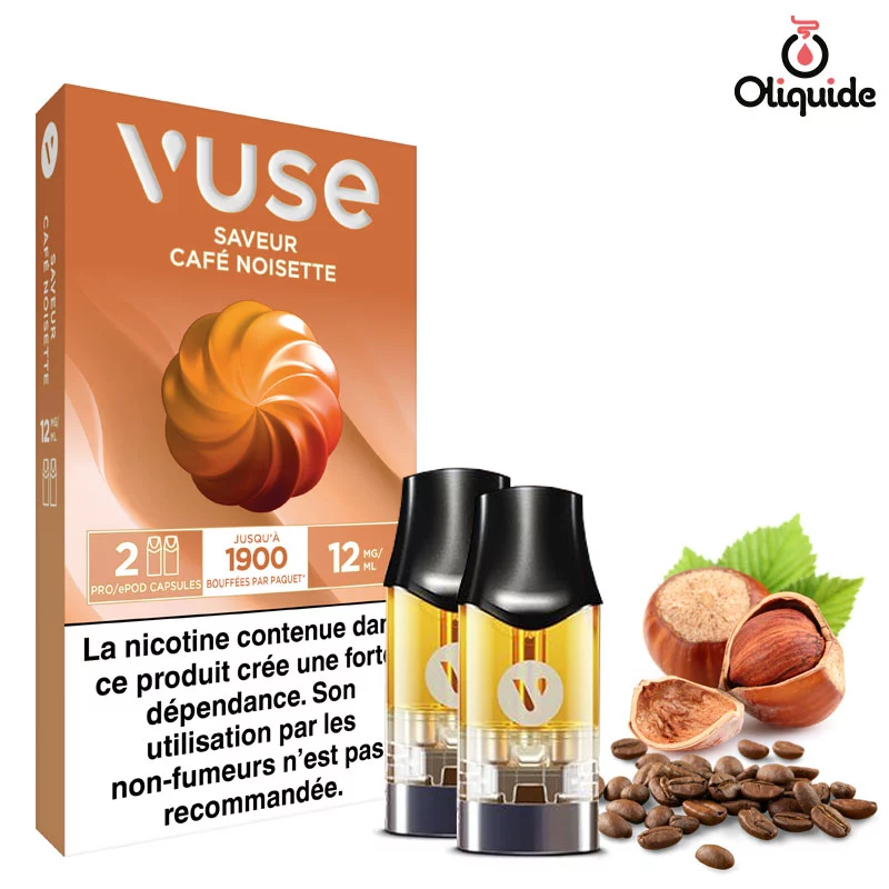 Eliquide Vype Café Noisette x2 Vuse PRO dès 8,55 €