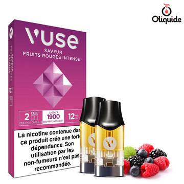 Vype VPRO pour ePod Fruits Rouges Intense x2 - Vuse PRO de la marque Vuse